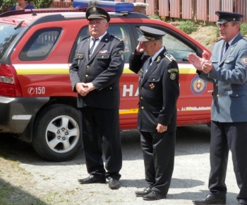Hasičský zbor / Prevzatie hasičského auta